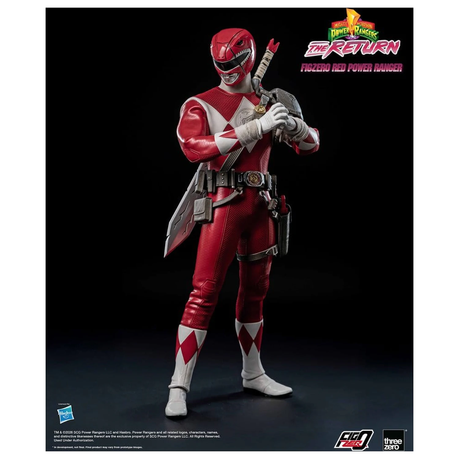 Mighty Morphin Power Rangers: The Return FigZero Action Figure 1/6 Red Power Ranger 31 cm product photo