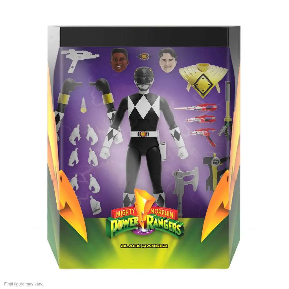 Mighty Morphin Power Rangers Ultimates Action Figure Black Ranger 18 cm product photo