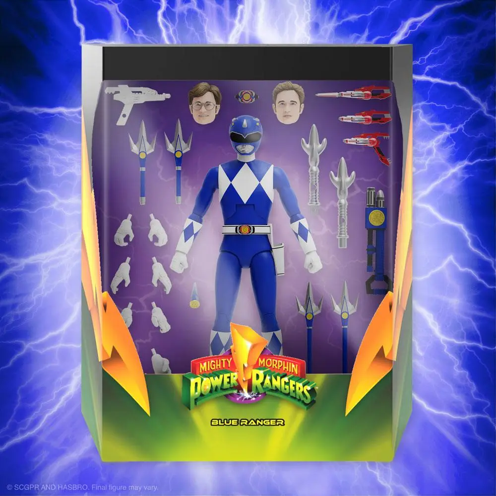 Mighty Morphin Power Rangers Ultimates Action Figure Blue Ranger 18 cm termékfotó