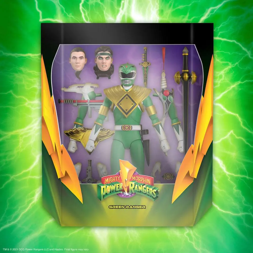 Mighty Morphin Power Rangers Ultimates Action Figure Green Ranger 18 cm termékfotó
