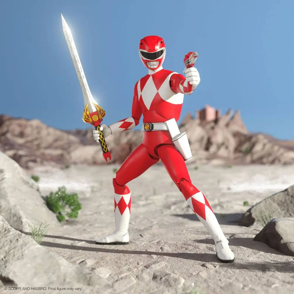 Mighty Morphin Power Rangers Ultimates Action Figure Red Ranger 18 cm termékfotó