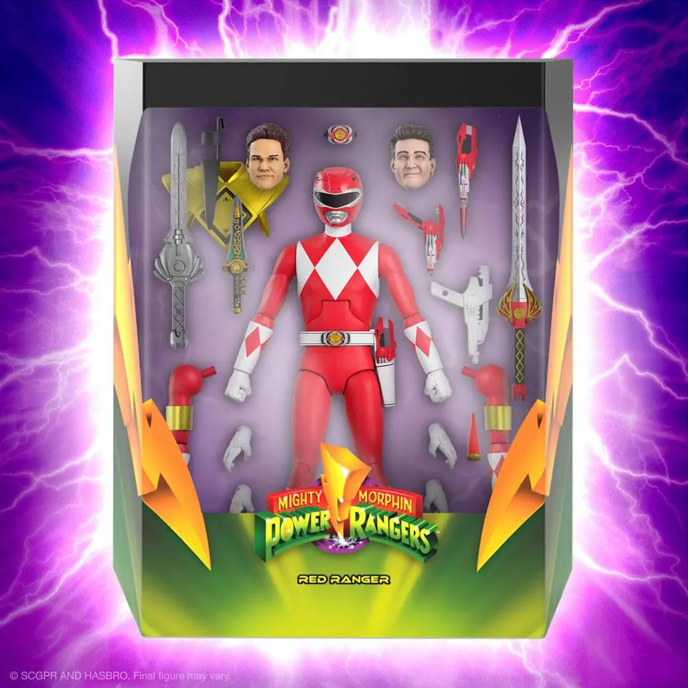 Mighty Morphin Power Rangers Ultimates Action Figure Red Ranger 18 cm termékfotó