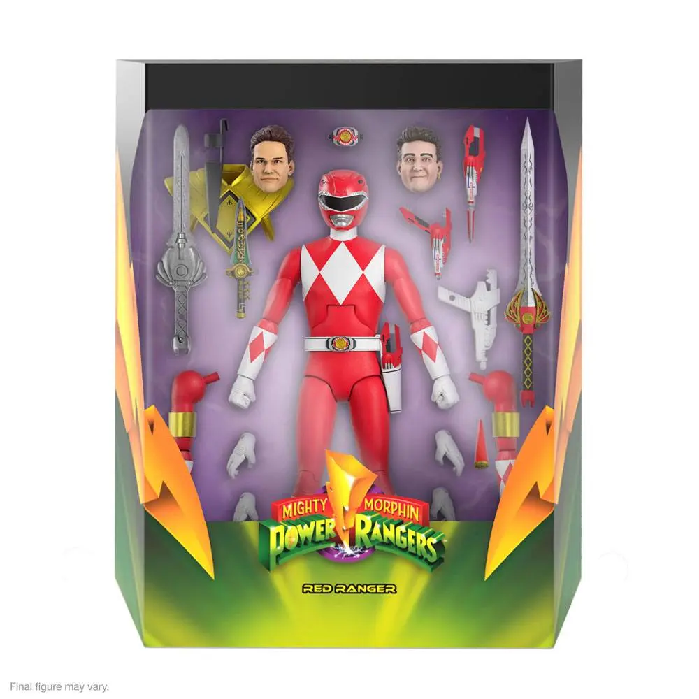 Mighty Morphin Power Rangers Ultimates Action Figure Red Ranger 18 cm termékfotó