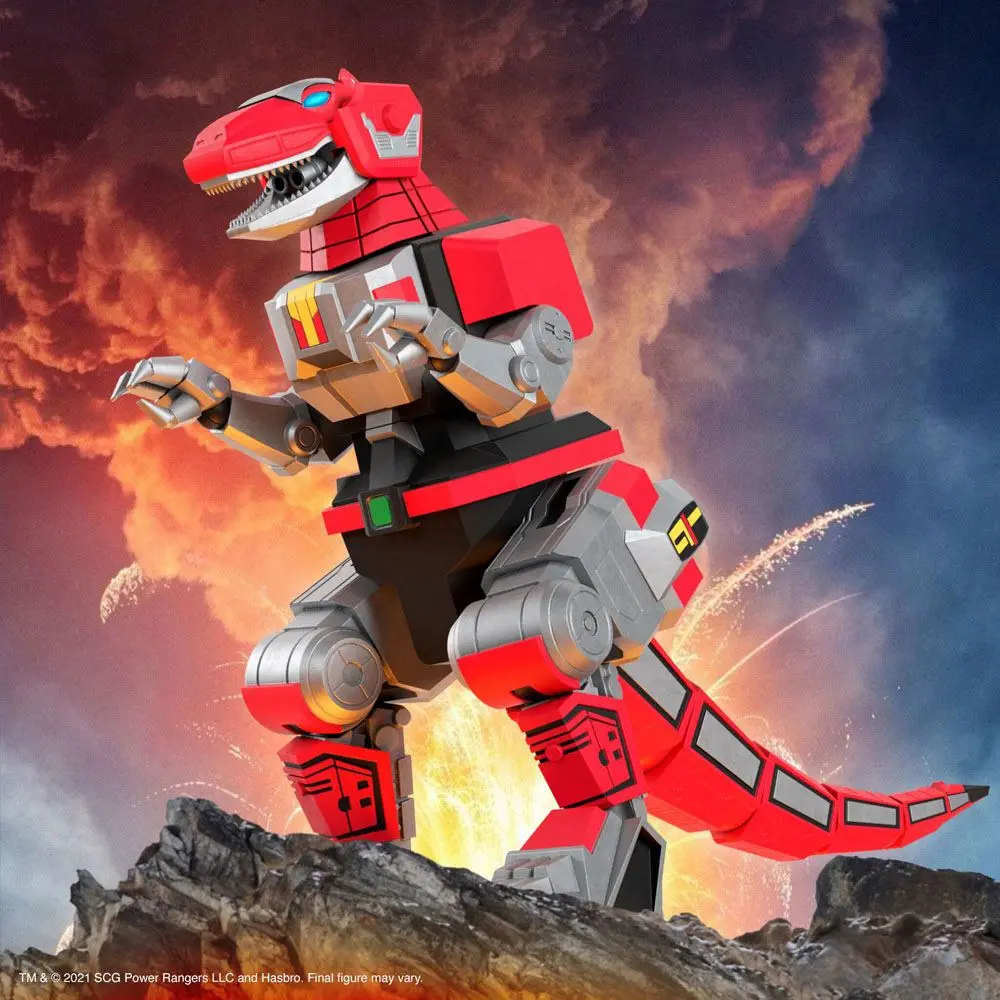 Mighty Morphin Power Rangers Ultimates Action Figure Tyrannosaurus Dinozord 20 cm termékfotó