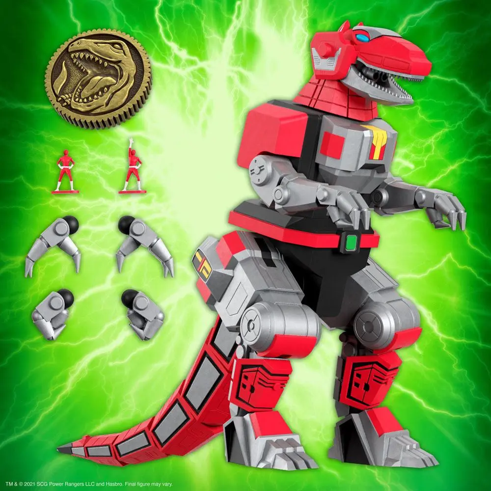 Mighty Morphin Power Rangers Ultimates Action Figure Tyrannosaurus Dinozord 20 cm termékfotó