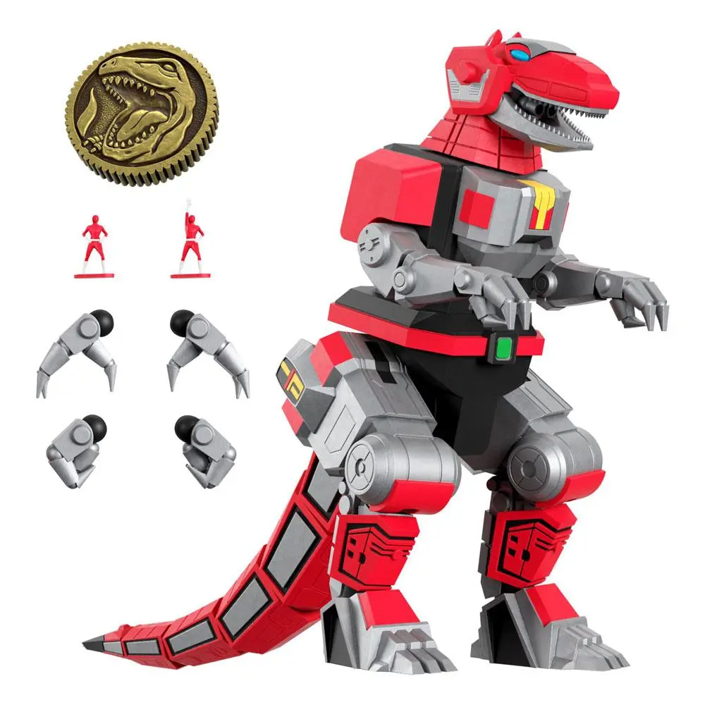 Mighty Morphin Power Rangers Ultimates Action Figure Tyrannosaurus Dinozord 20 cm termékfotó