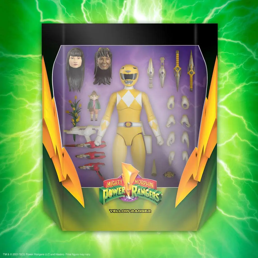 Mighty Morphin Power Rangers Ultimates Action Figure Yellow Ranger 18 cm termékfotó