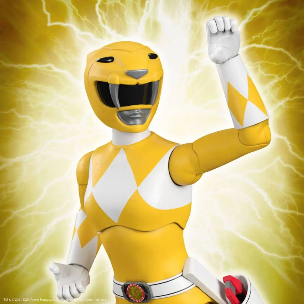 Mighty Morphin Power Rangers Ultimates Action Figure Yellow Ranger 18 cm product photo