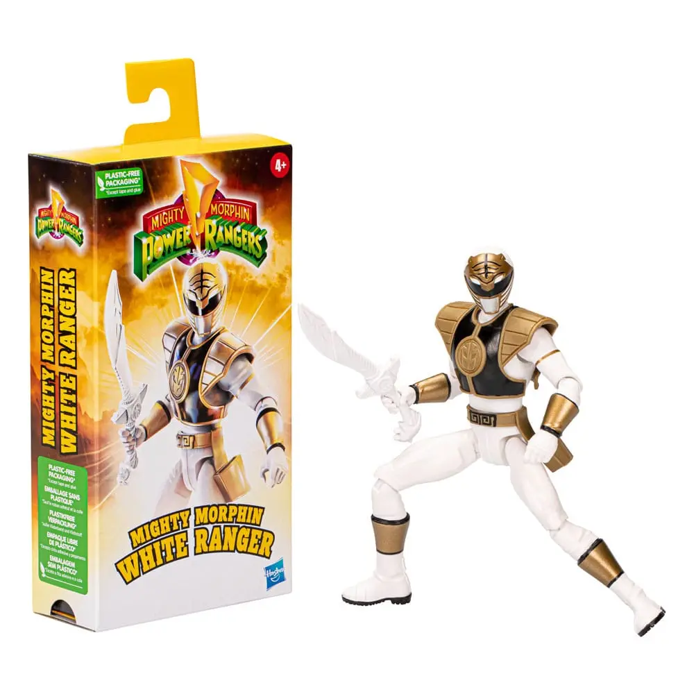 Mighty Morphin Power Rangers Action Figure White Ranger 15 cm product photo