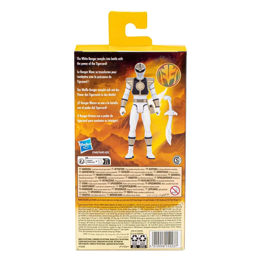 Mighty Morphin Power Rangers Action Figure White Ranger 15 cm product photo
