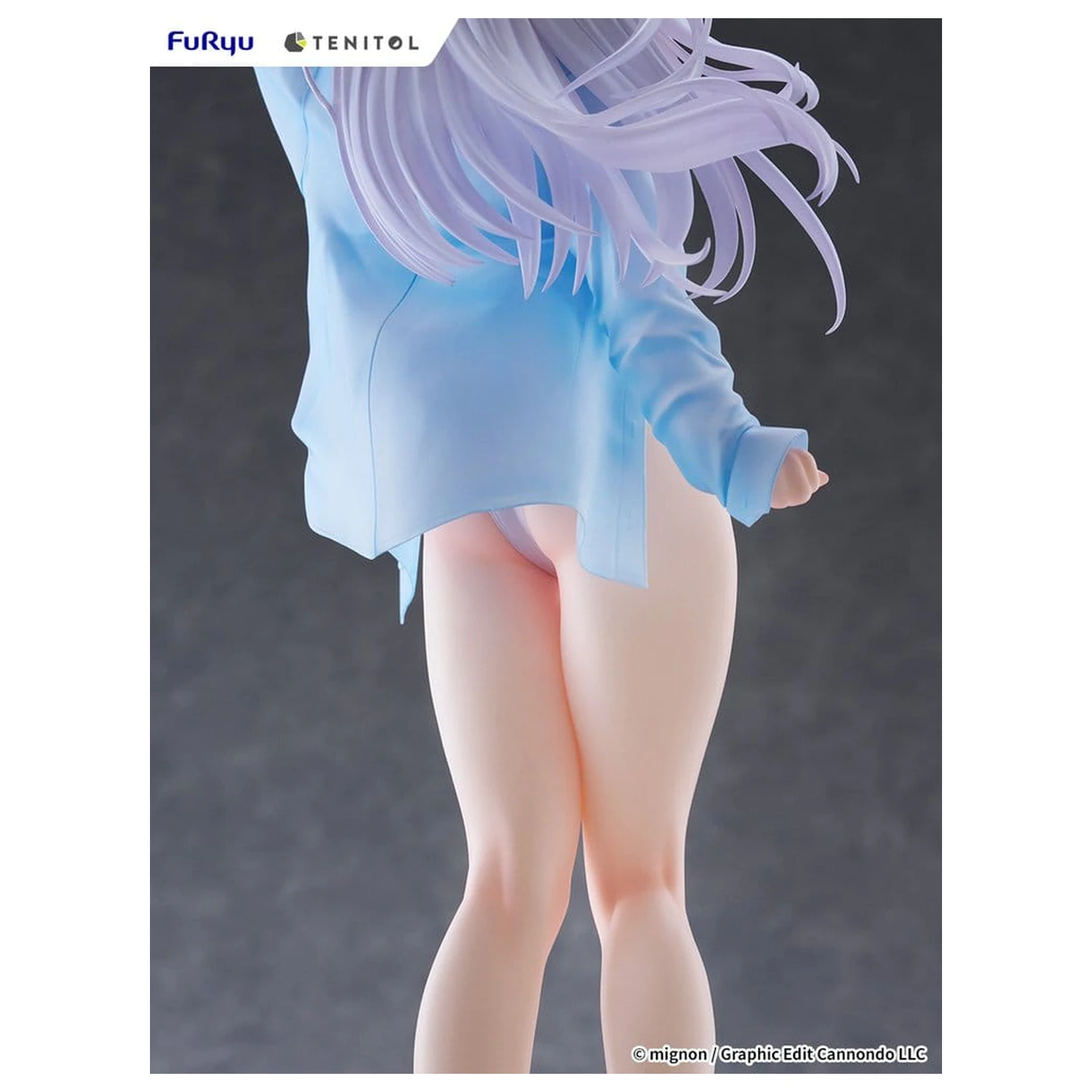 Mignon Works Tenitol Tall PVC Figure Shiro Swimsuit Ver. 30 cm product photo