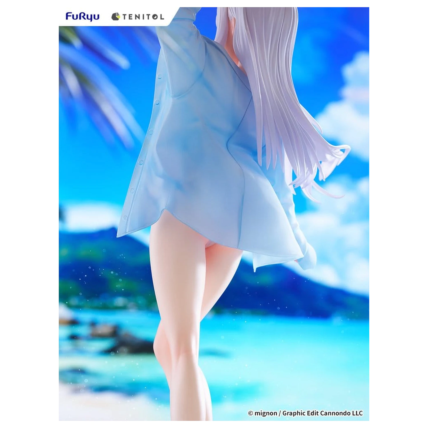 Mignon Works Tenitol Tall PVC Figure Shiro Swimsuit Ver. 30 cm product photo