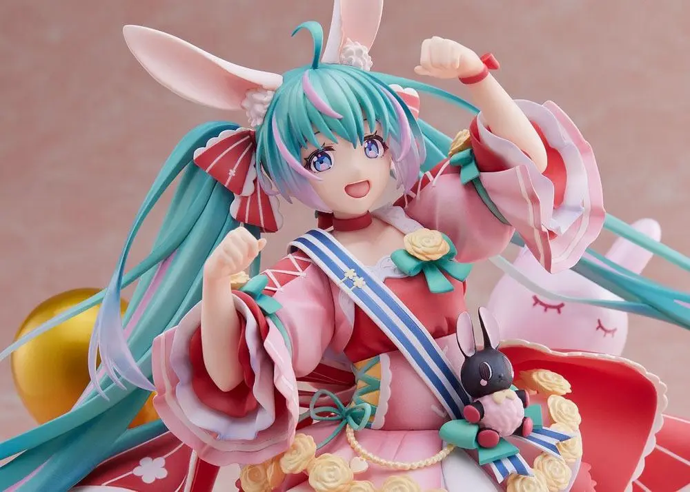 Miku Hatsune PVC Statue 1/7 Miku Hatsune Birthday 2021 (Pretty Rabbit Ver.) by Spiritale 21 cm termékfotó