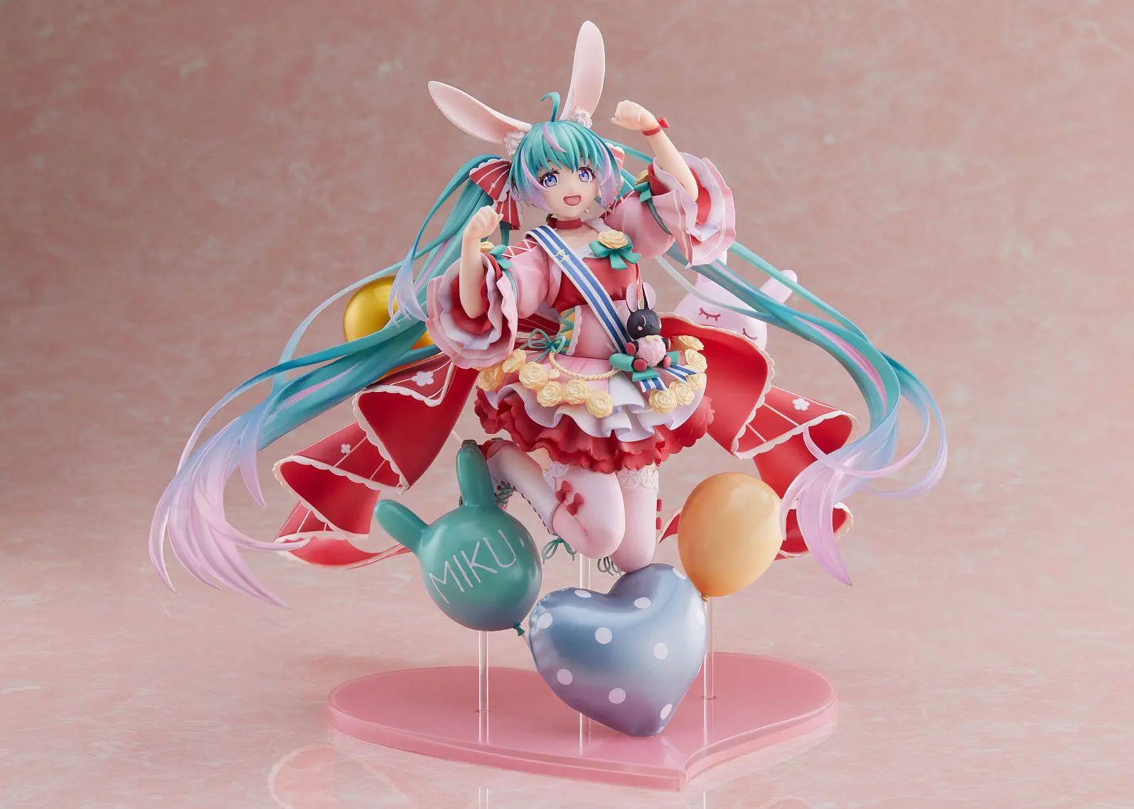 Miku Hatsune PVC Statue 1/7 Miku Hatsune Birthday 2021 (Pretty Rabbit Ver.) by Spiritale 21 cm termékfotó