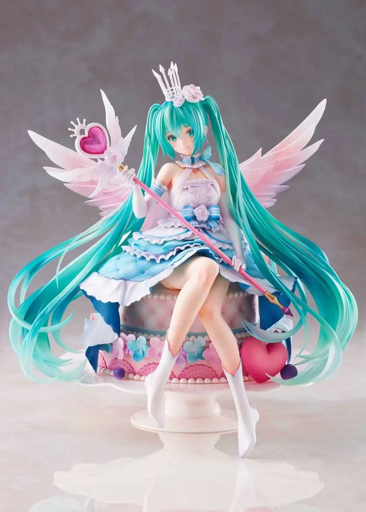 Miku Hatsune PVC Statue 1/7 Miku Hatsune Birthday 2020 Sweet Angel Ver. 22 cm product photo
