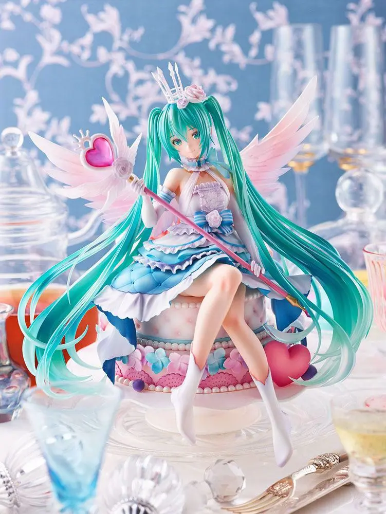 Miku Hatsune PVC Statue 1/7 Miku Hatsune Birthday 2020 Sweet Angel Ver. 22 cm product photo