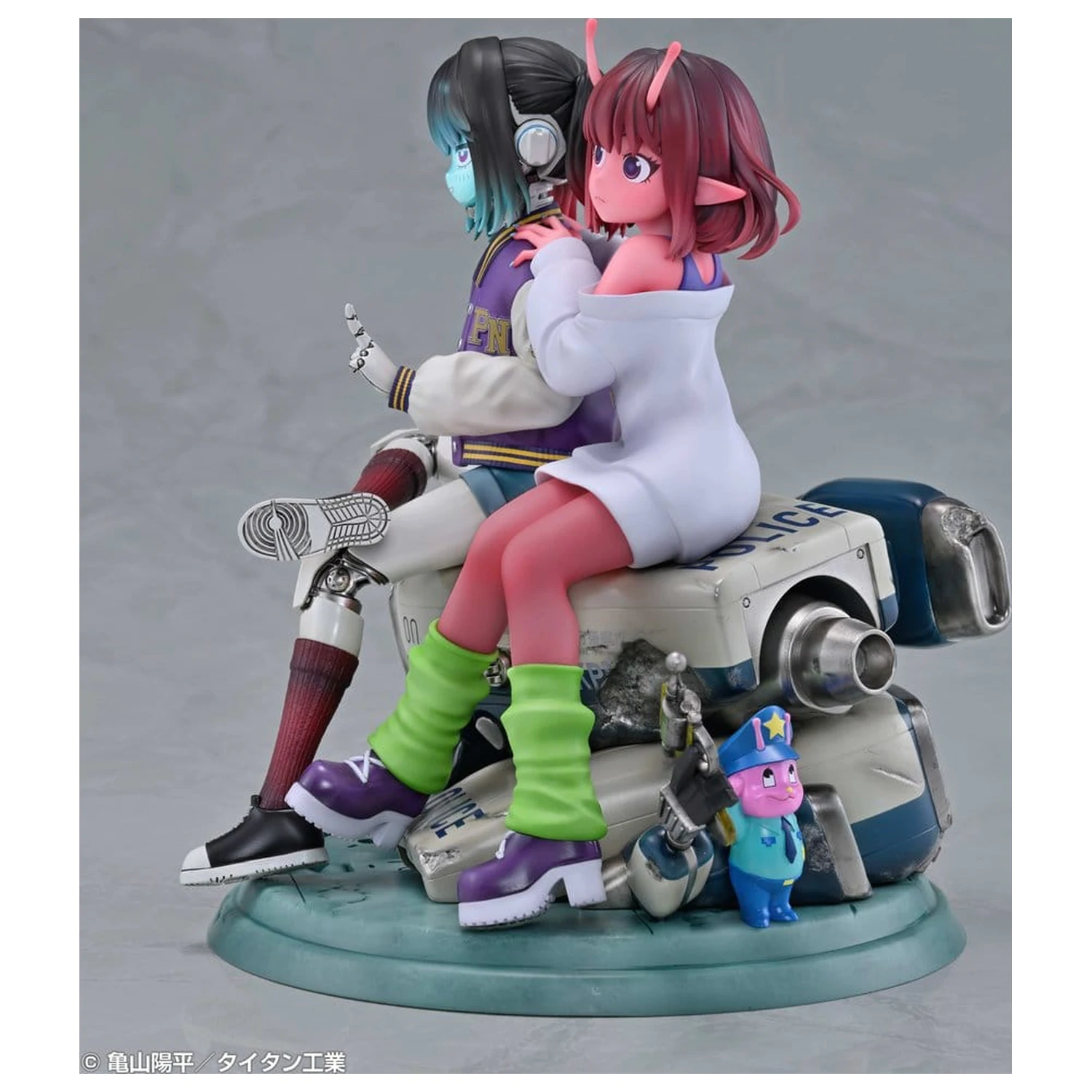 Milky Subway The Galactic Limited Express PVC Figures 2-Pack Chiharu & Makina 18 cm product photo