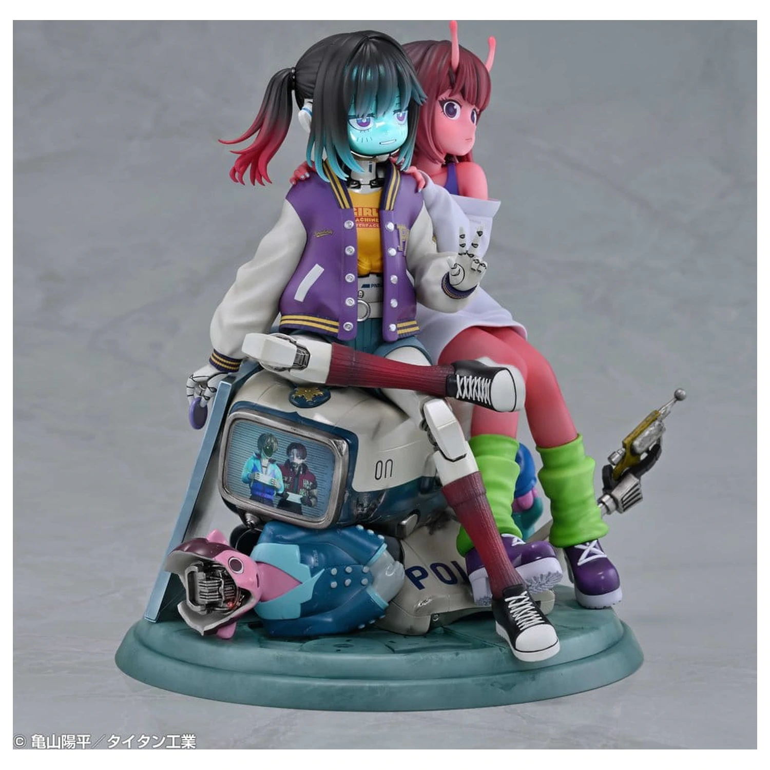 Milky Subway The Galactic Limited Express PVC Figures 2-Pack Chiharu & Makina 18 cm product photo
