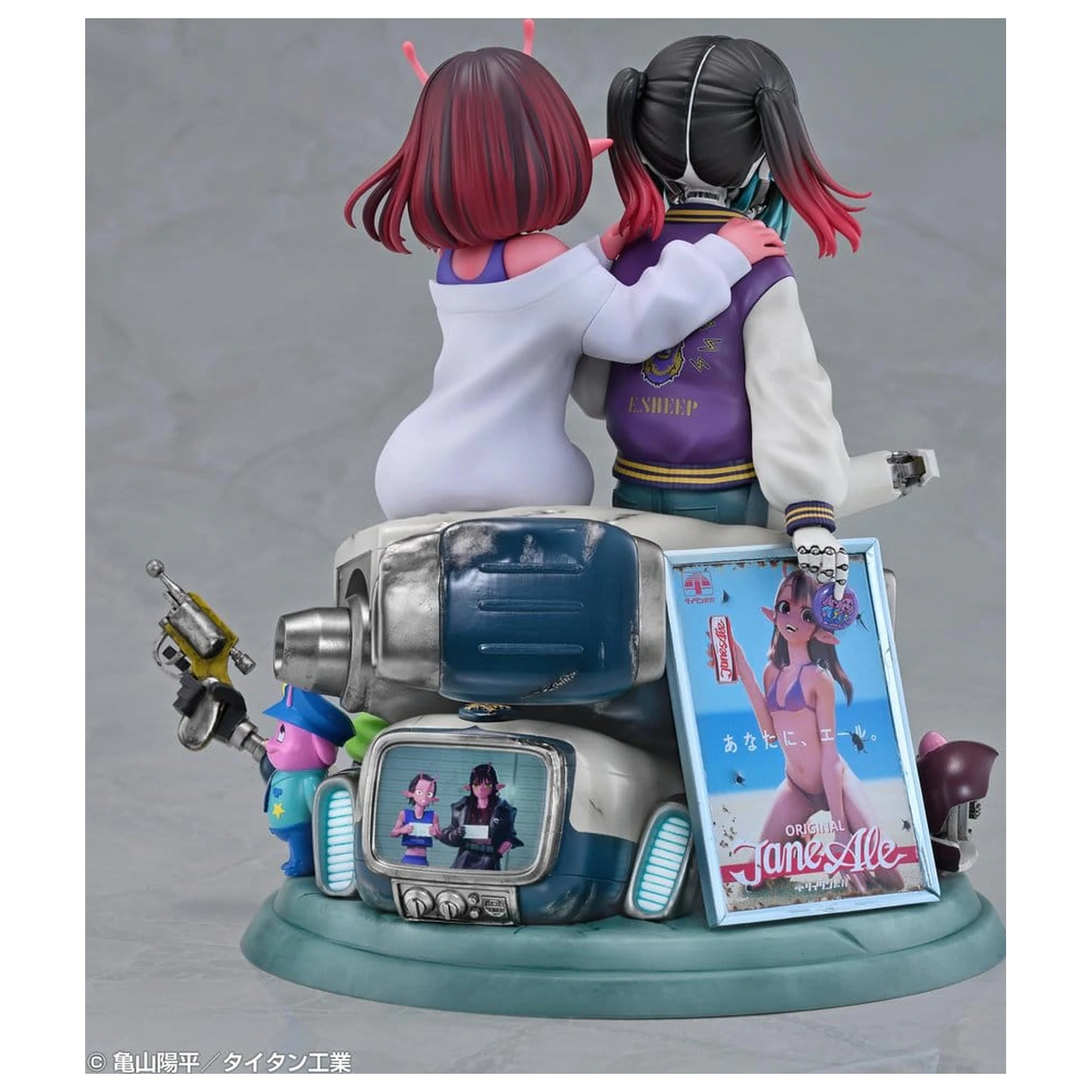 Milky Subway The Galactic Limited Express PVC Figures 2-Pack Chiharu & Makina 18 cm product photo