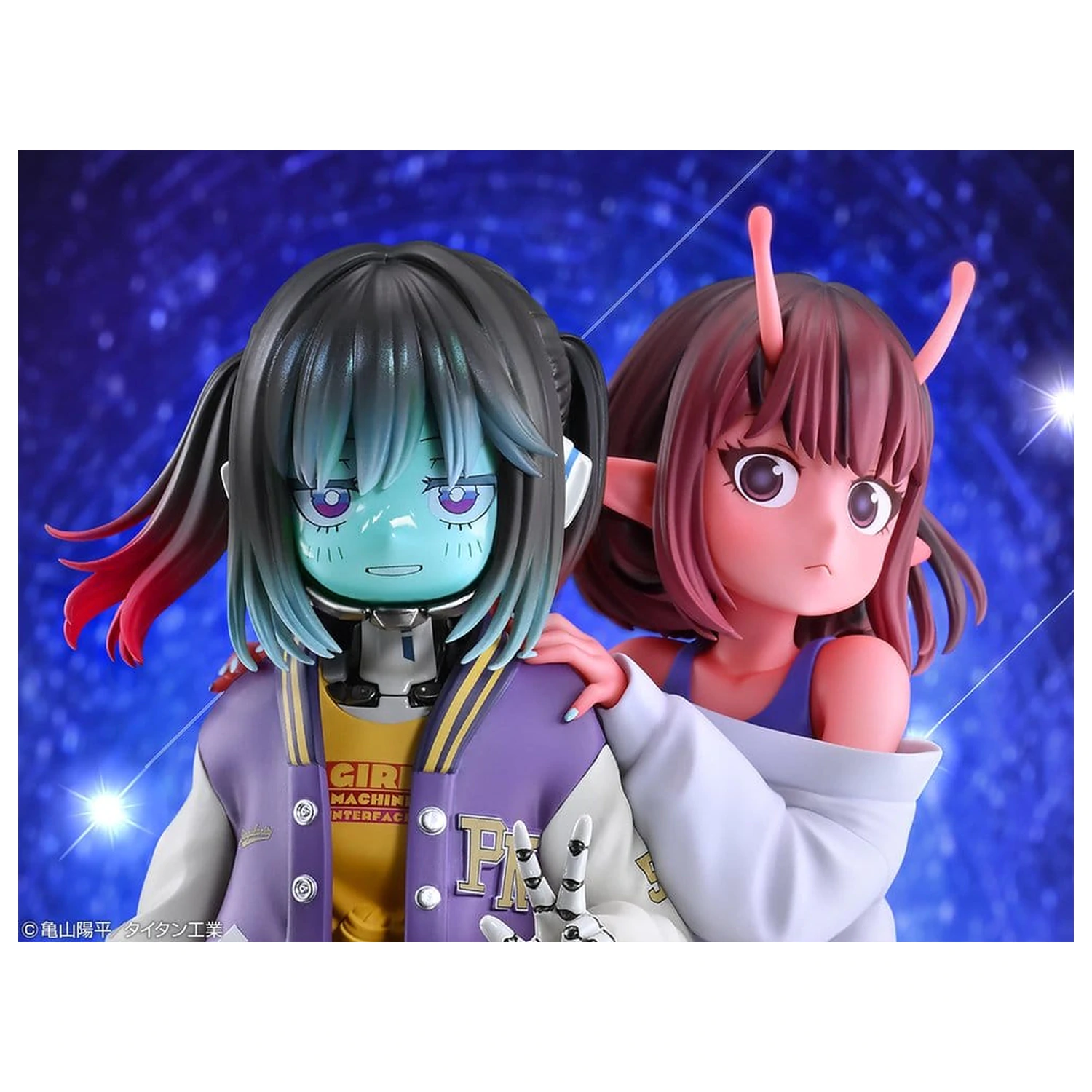 Milky Subway The Galactic Limited Express PVC Figures 2-Pack Chiharu & Makina 18 cm product photo