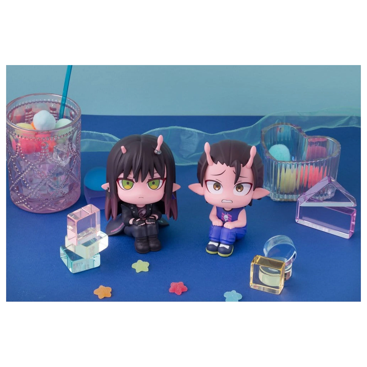 Milky Subway The Galactic Limited Express Look Up PVC Figures 2-Pack Akane & Kanata 11 cm (with gift) product photo
