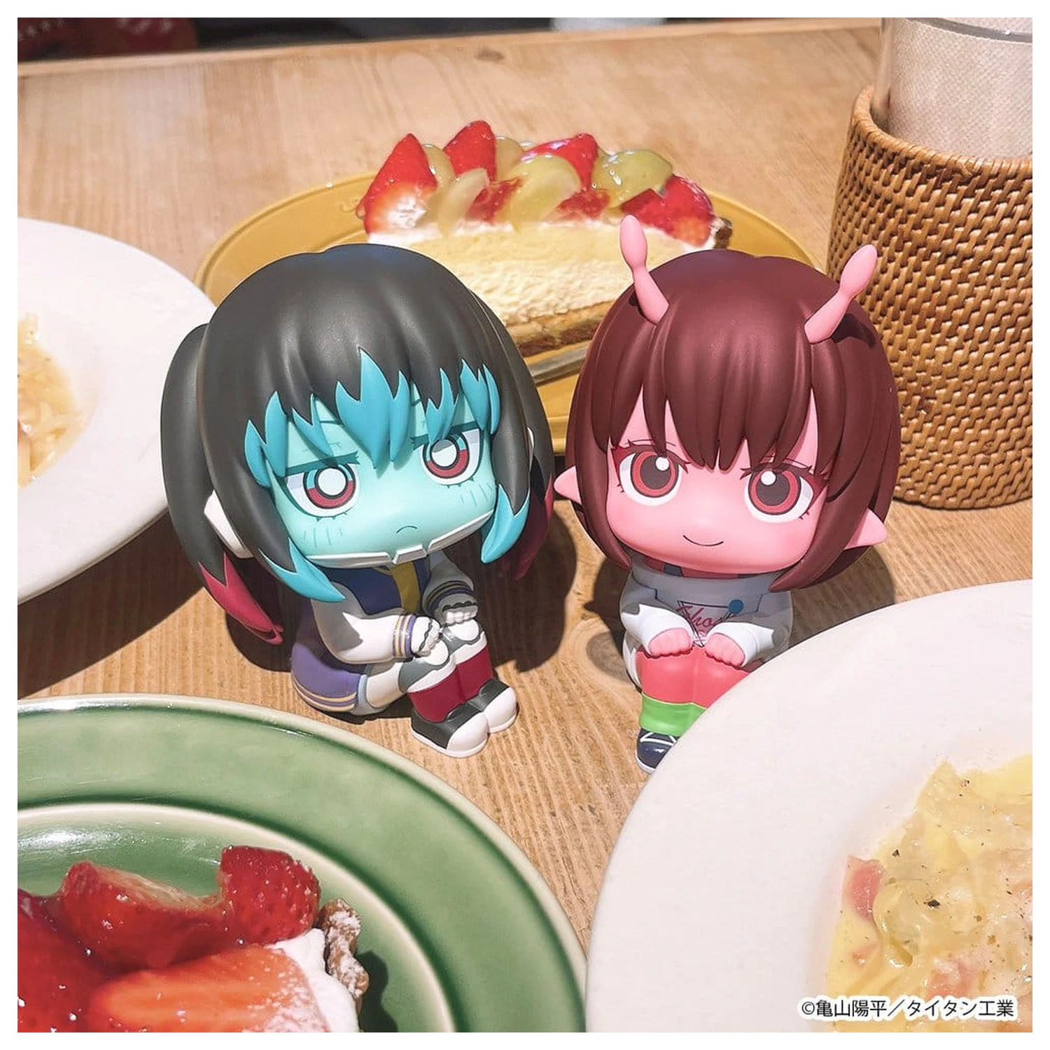 Milky Subway The Galactic Limited Express Look Up PVC Figures 2-Pack Chiharu & Makina 11 cm (with gift) product photo