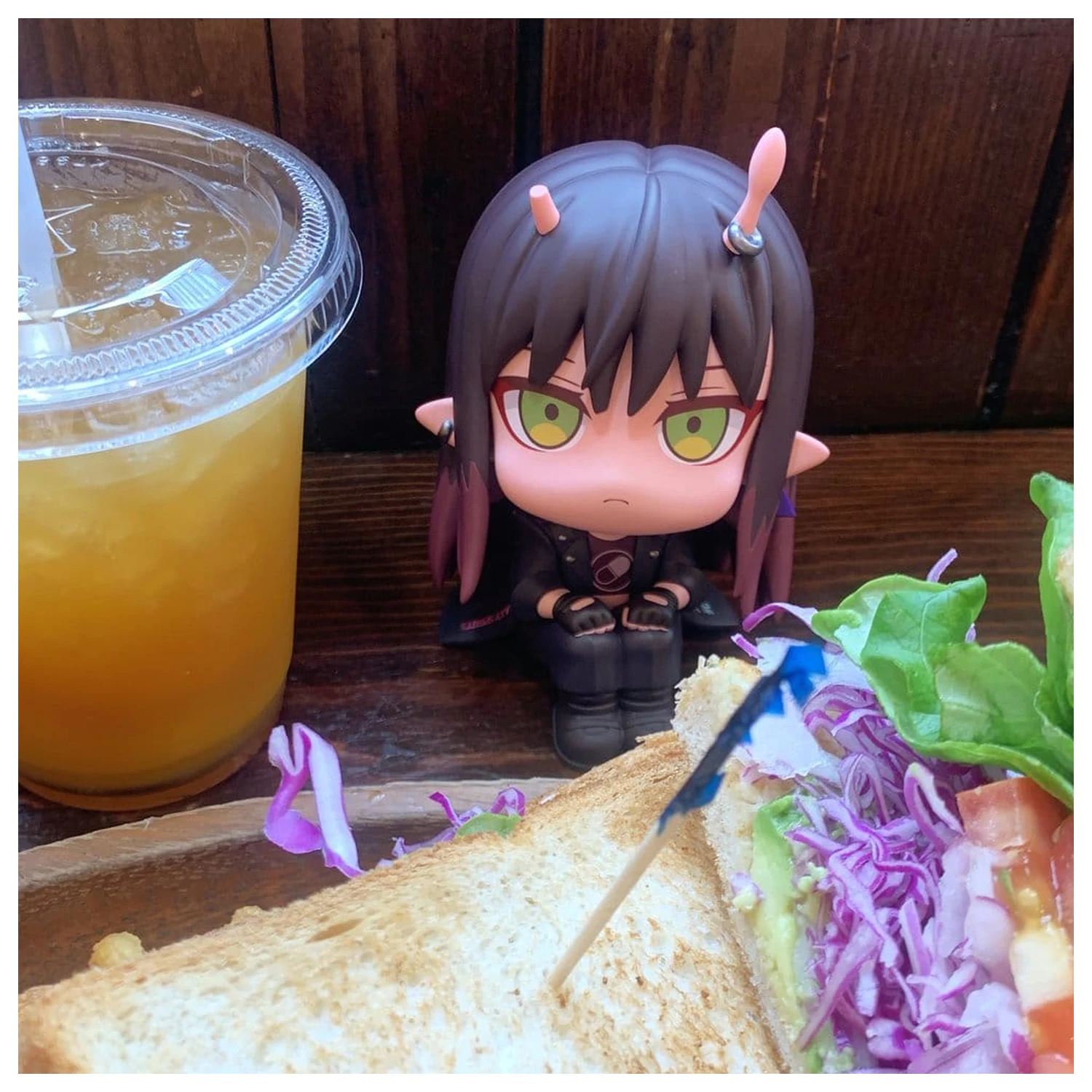 Milky Subway The Galactic Limited Express Look Up PVC Figure Akane 11 cm product photo