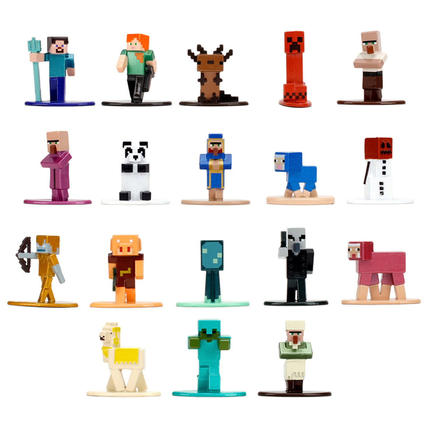Minecraft pack 18 figures 4cm product photo