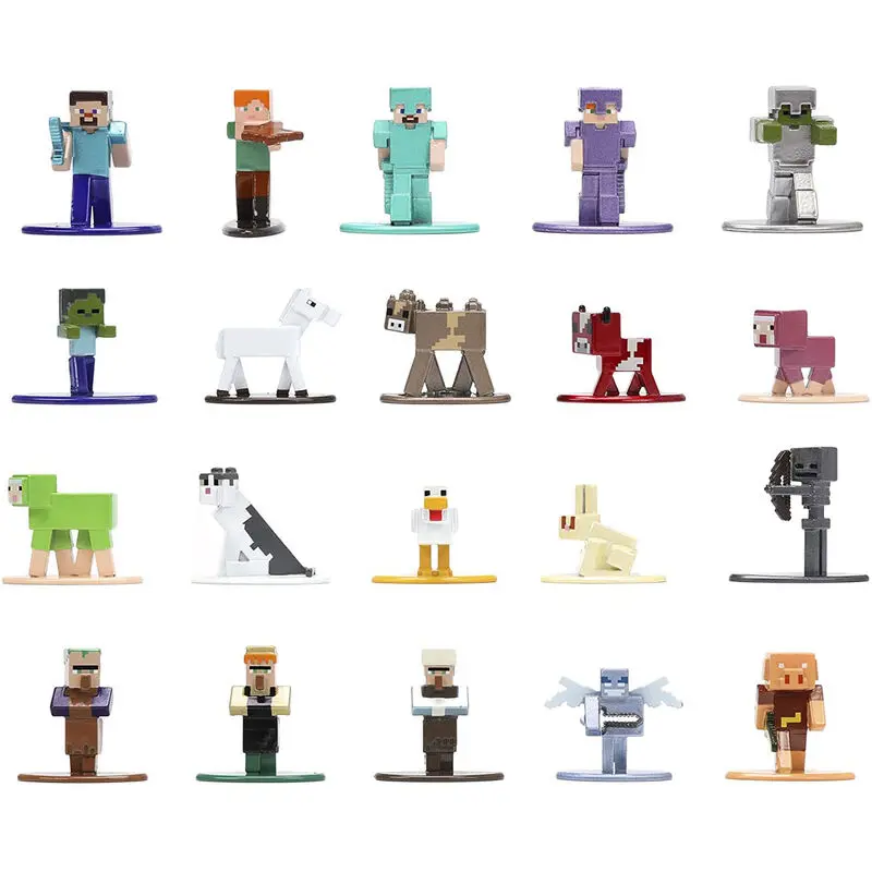 Minecraft 20 figures set 4cm product photo