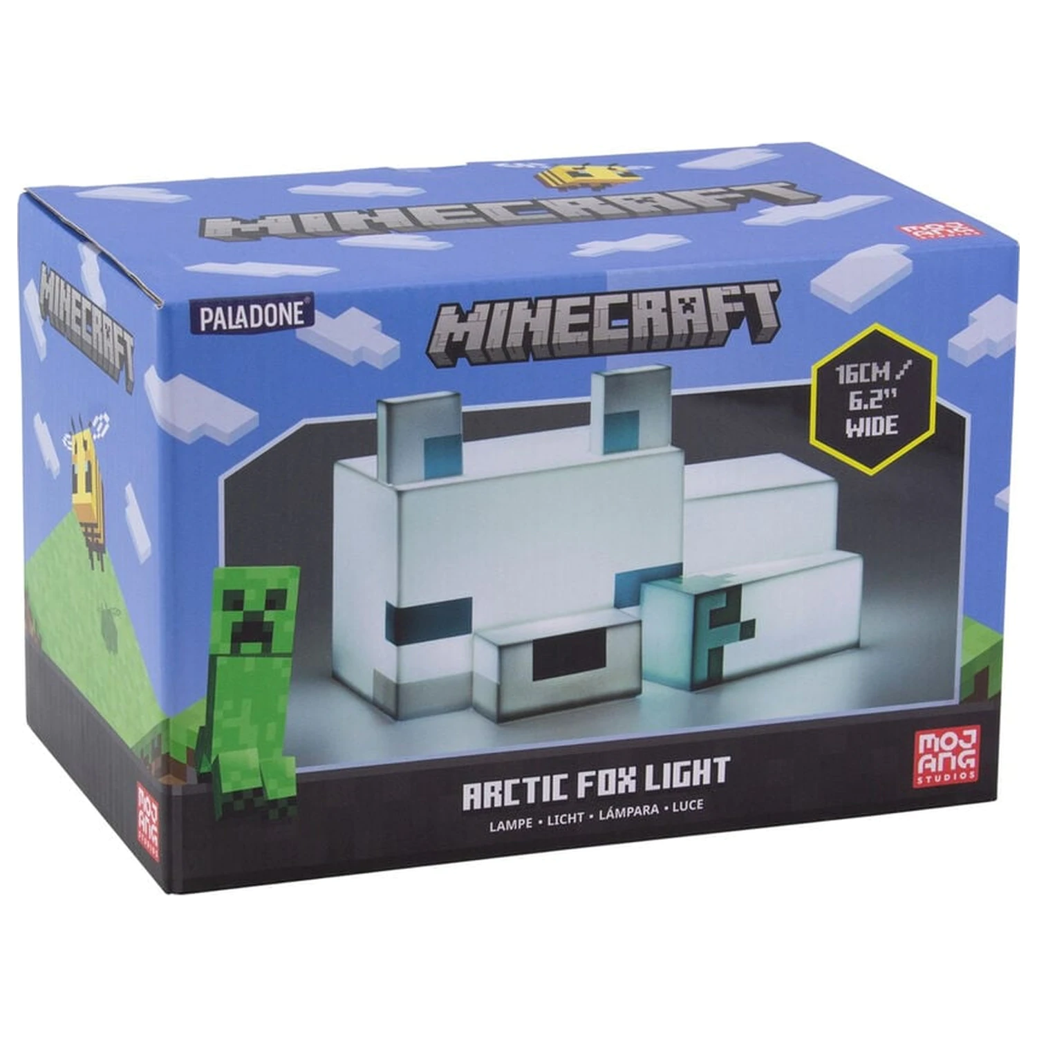 Minecraft 3D Arctic Fox Night Light product photo