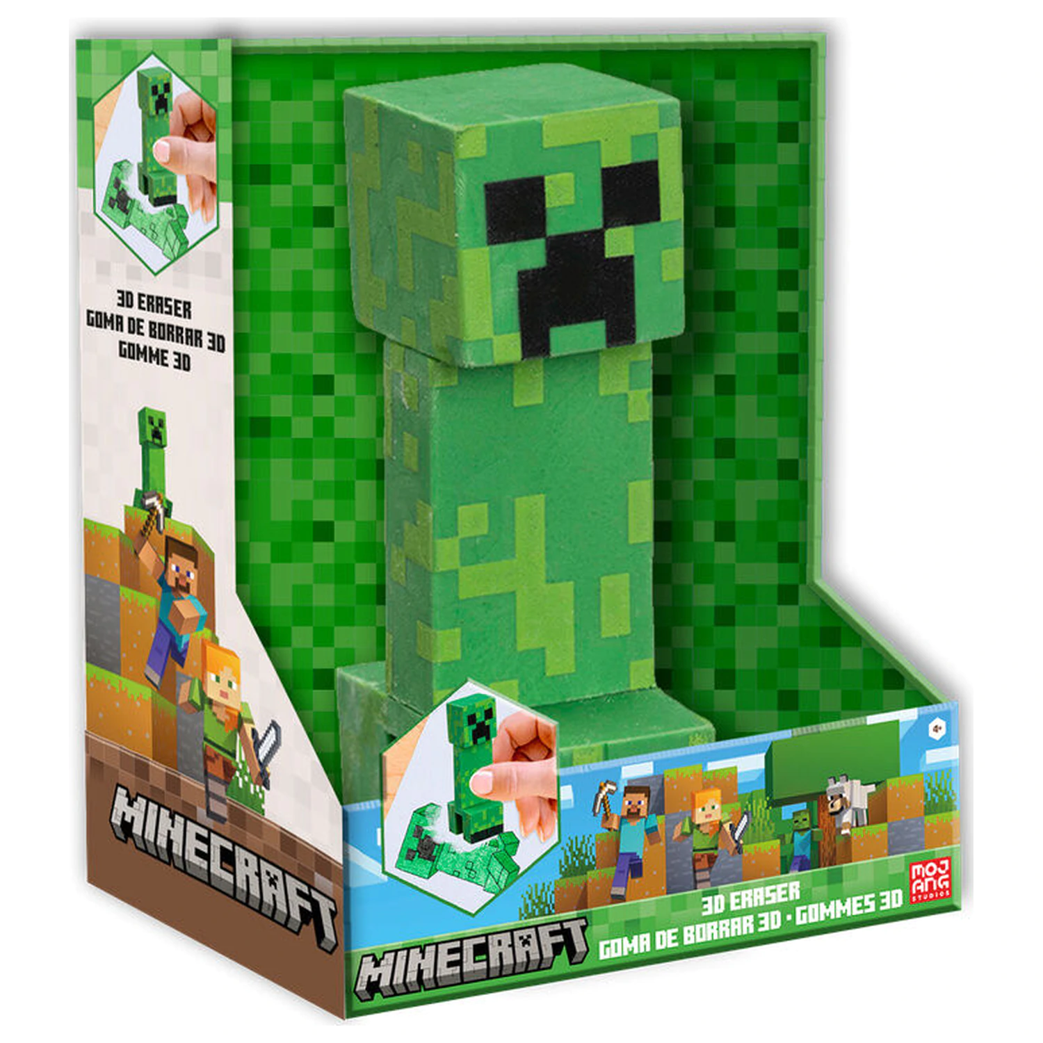 Minecraft 3D eraser product photo