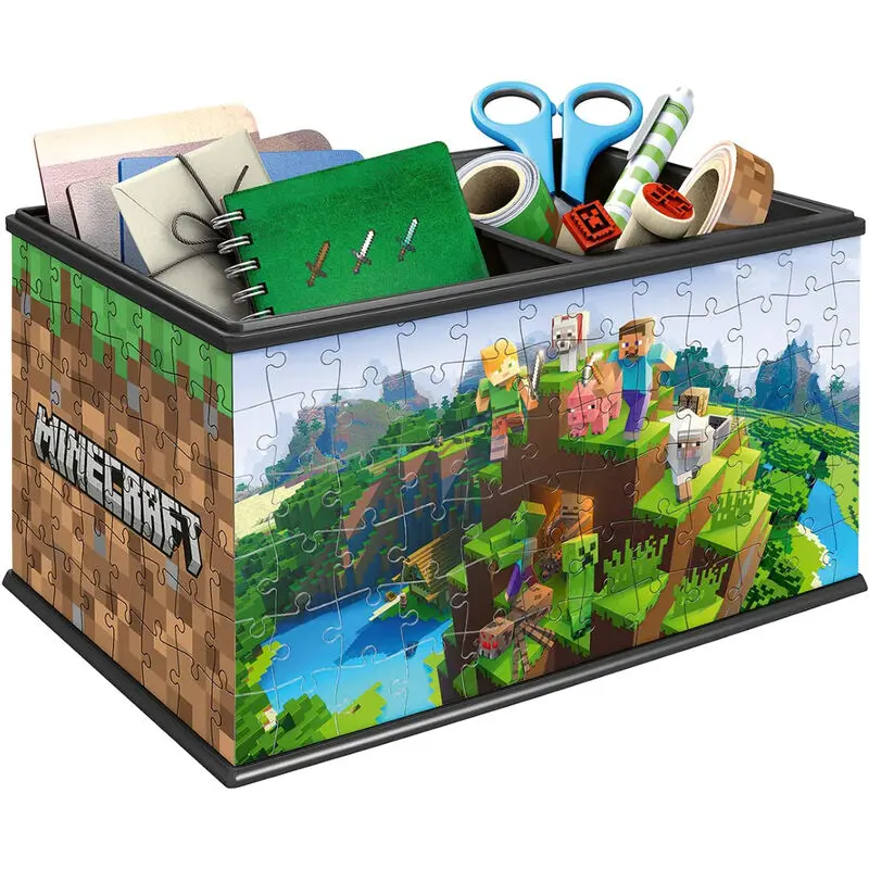 Minecraft Storage Box 3D puzzle 216pcs product photo