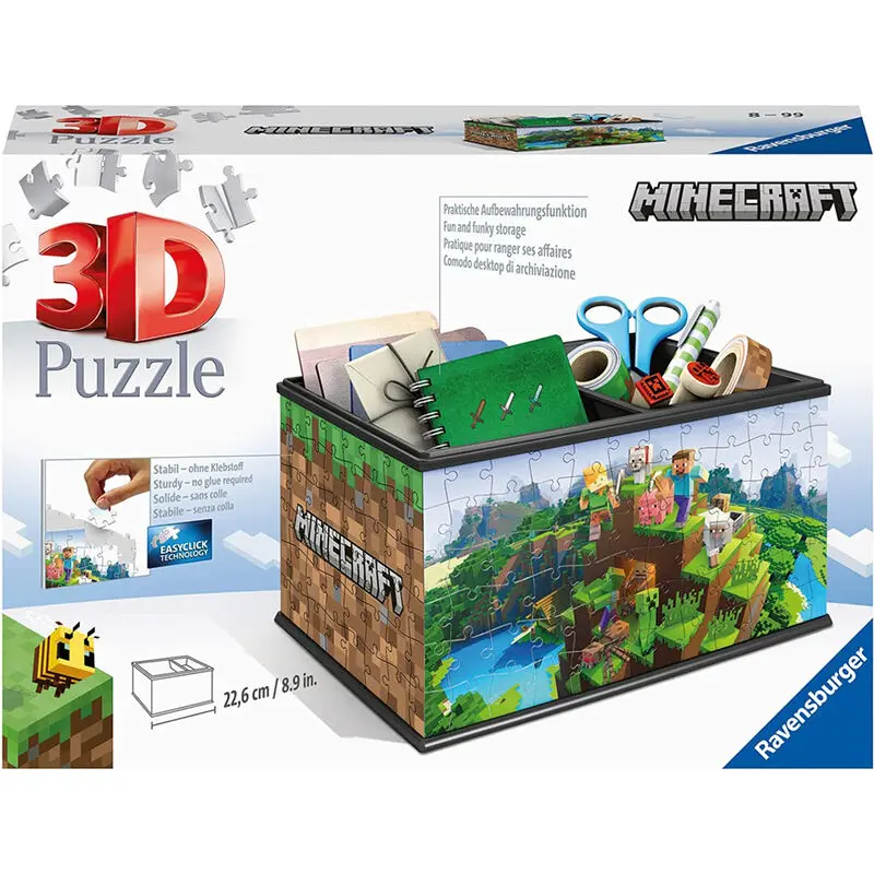 Minecraft Storage Box 3D puzzle 216pcs product photo