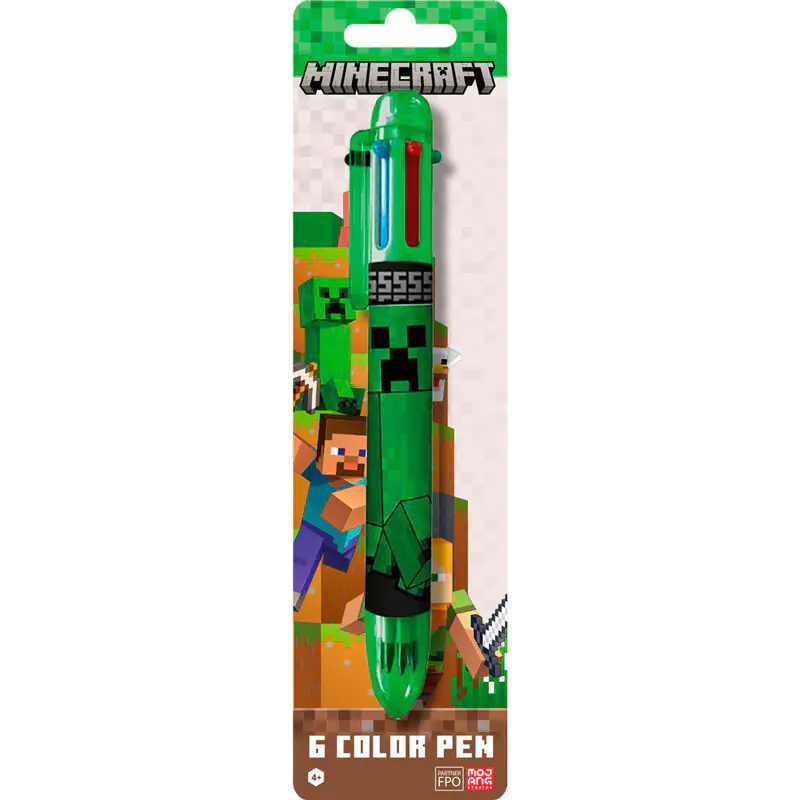 Minecraft 6 colours pen product photo