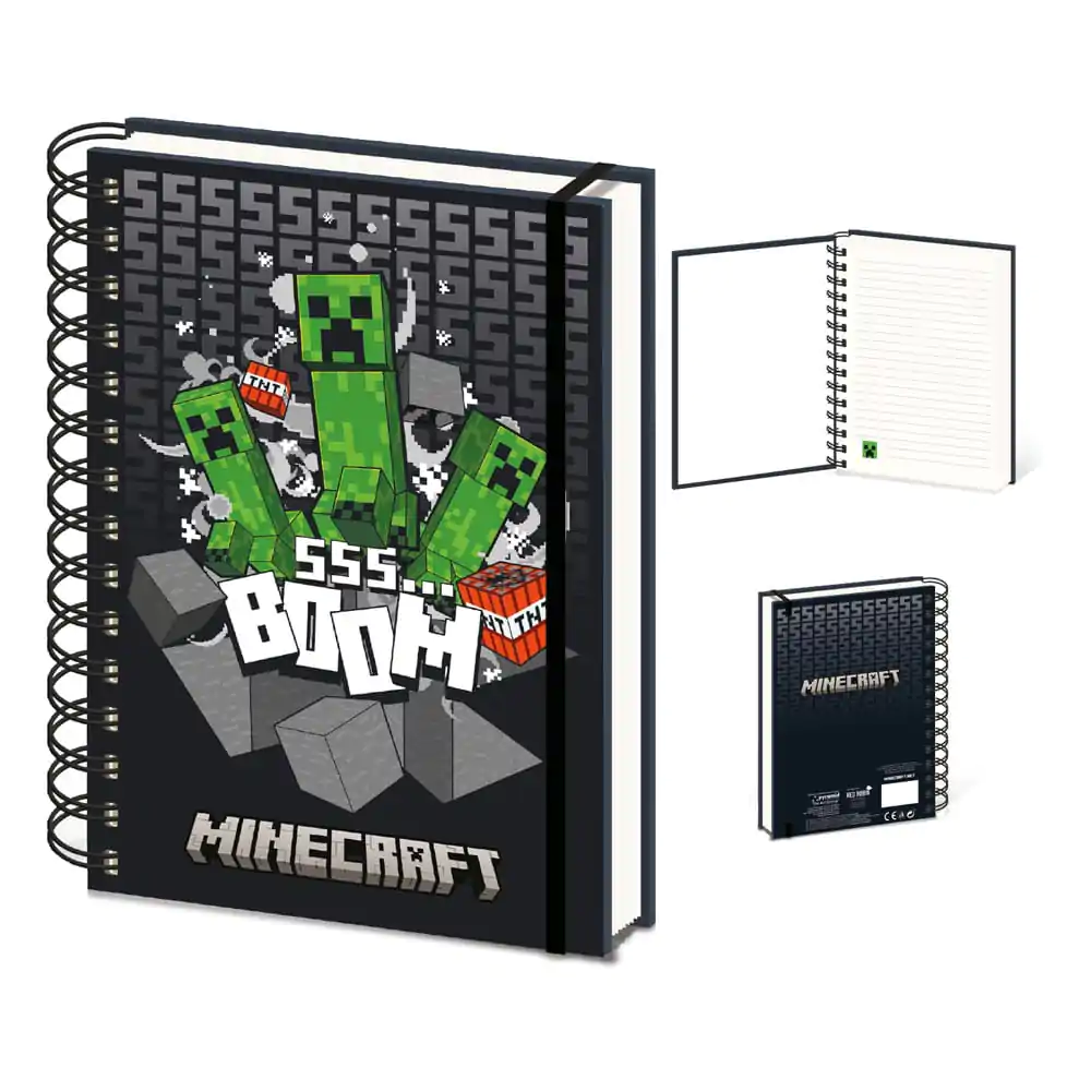 Minecraft 3D Wiro Notebook A5 product photo