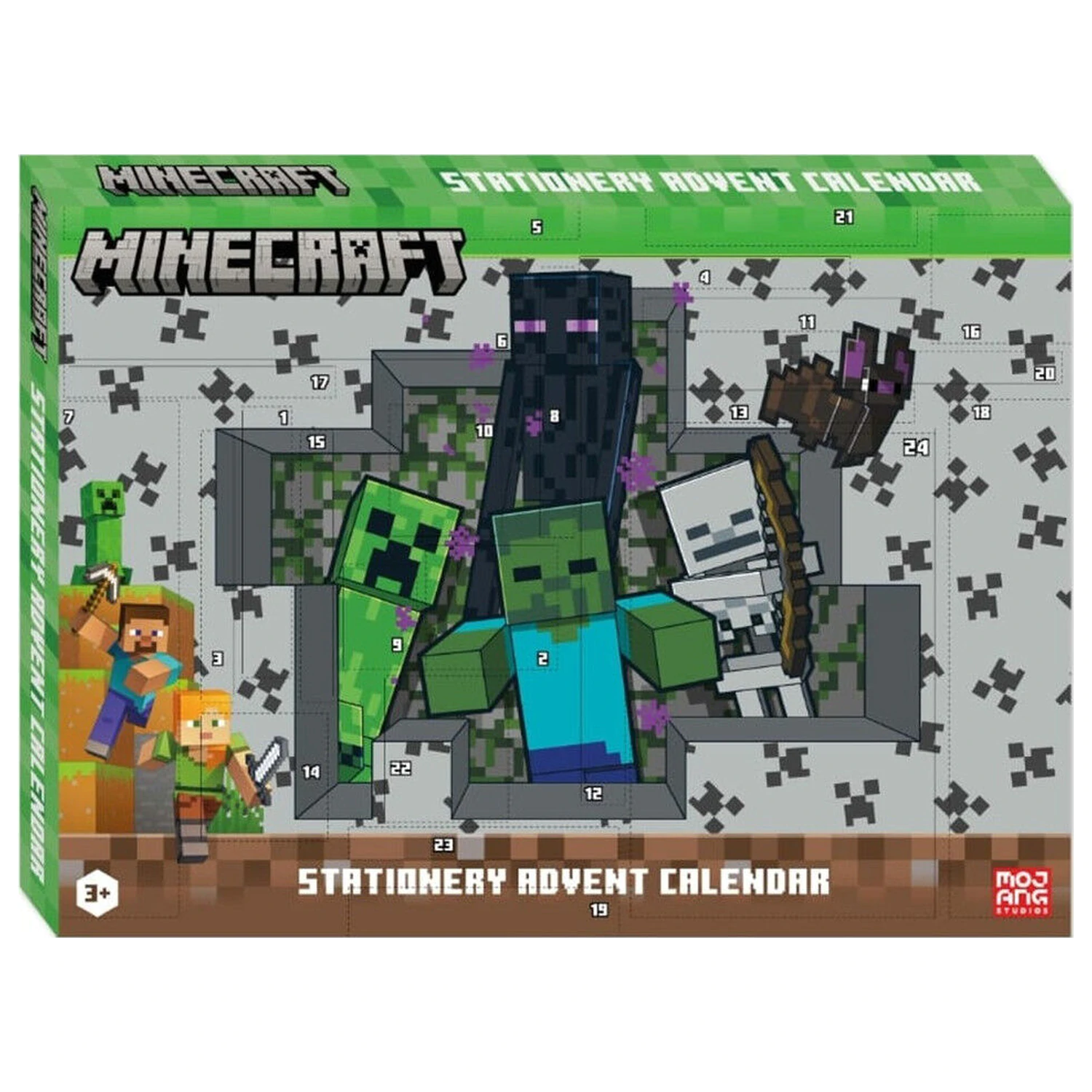 Minecraft advent calendar product photo