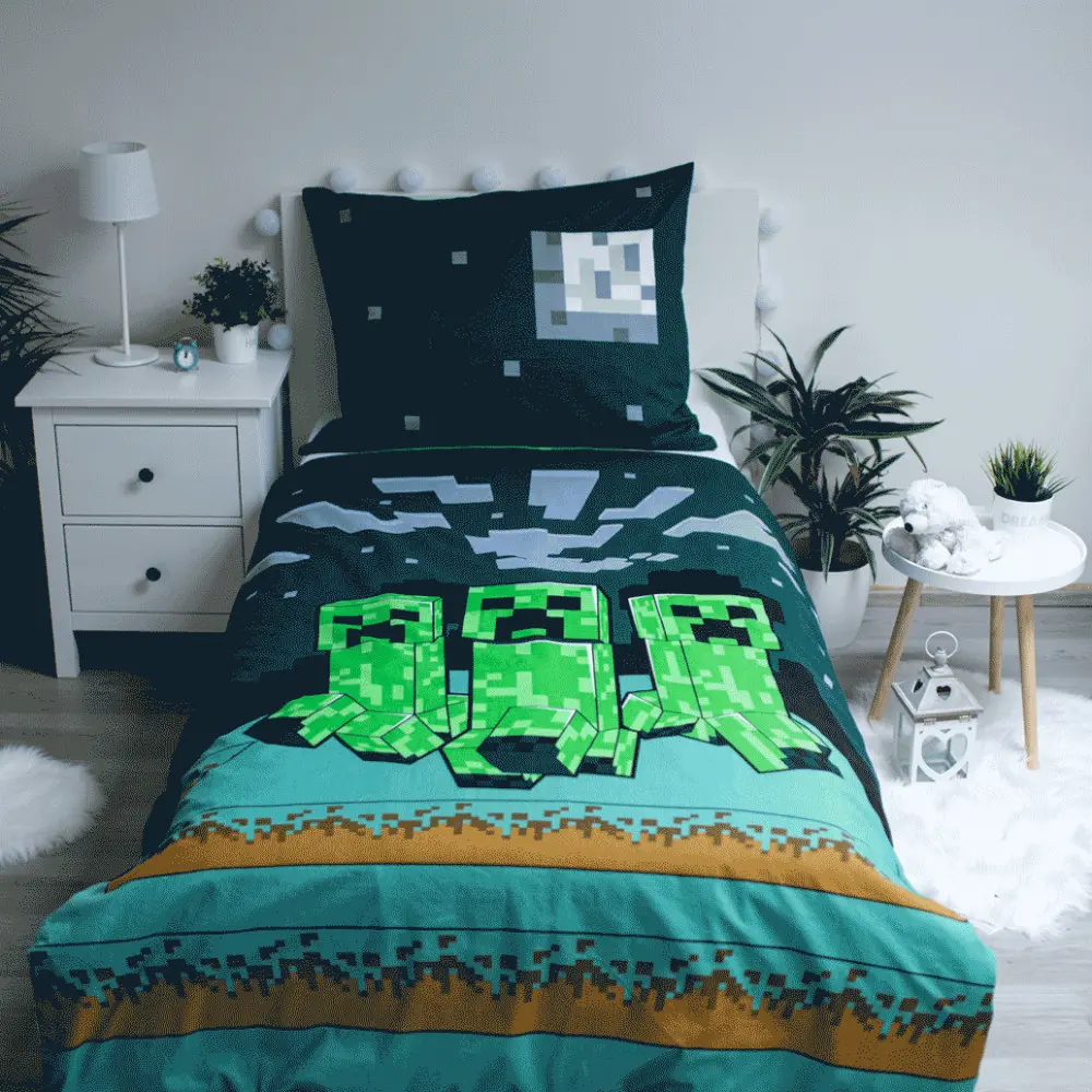 Minecraft Duvet Cover Set 140x200cm, 70x90cm product photo
