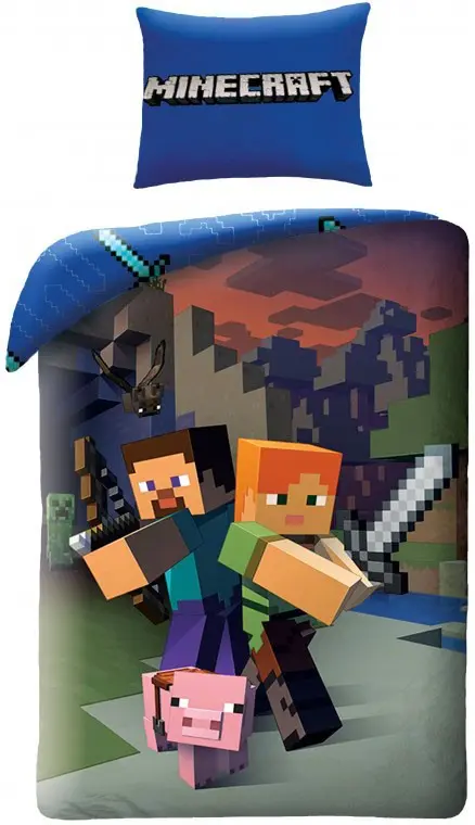 Minecraft Duvet Cover Set 140x200cm, 70x90cm product photo