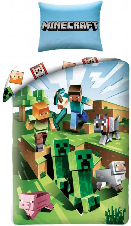 Minecraft Duvet Set Ver. 1 140 x 200 cm / 70 x 90 cm product photo