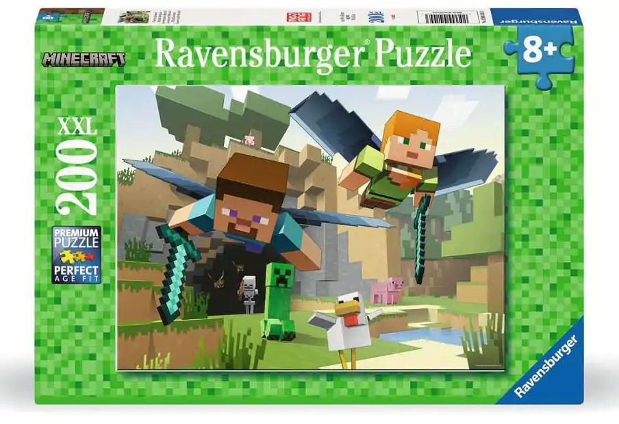 Minecraft Children's Jigsaw Puzzle XXL Animal Adventures (200 pieces) product photo