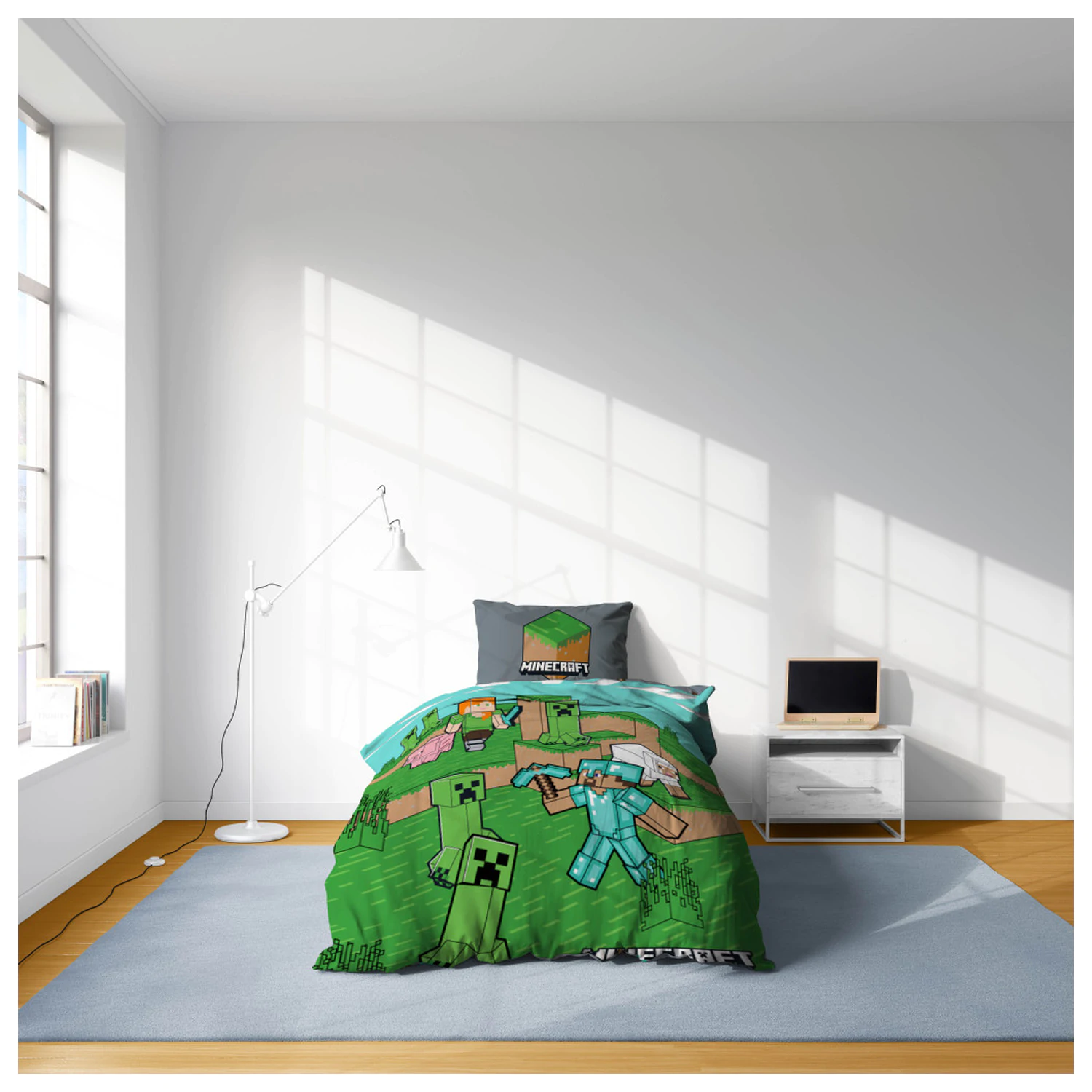 Minecraft Animals and Mobs Duvet Cover product photo