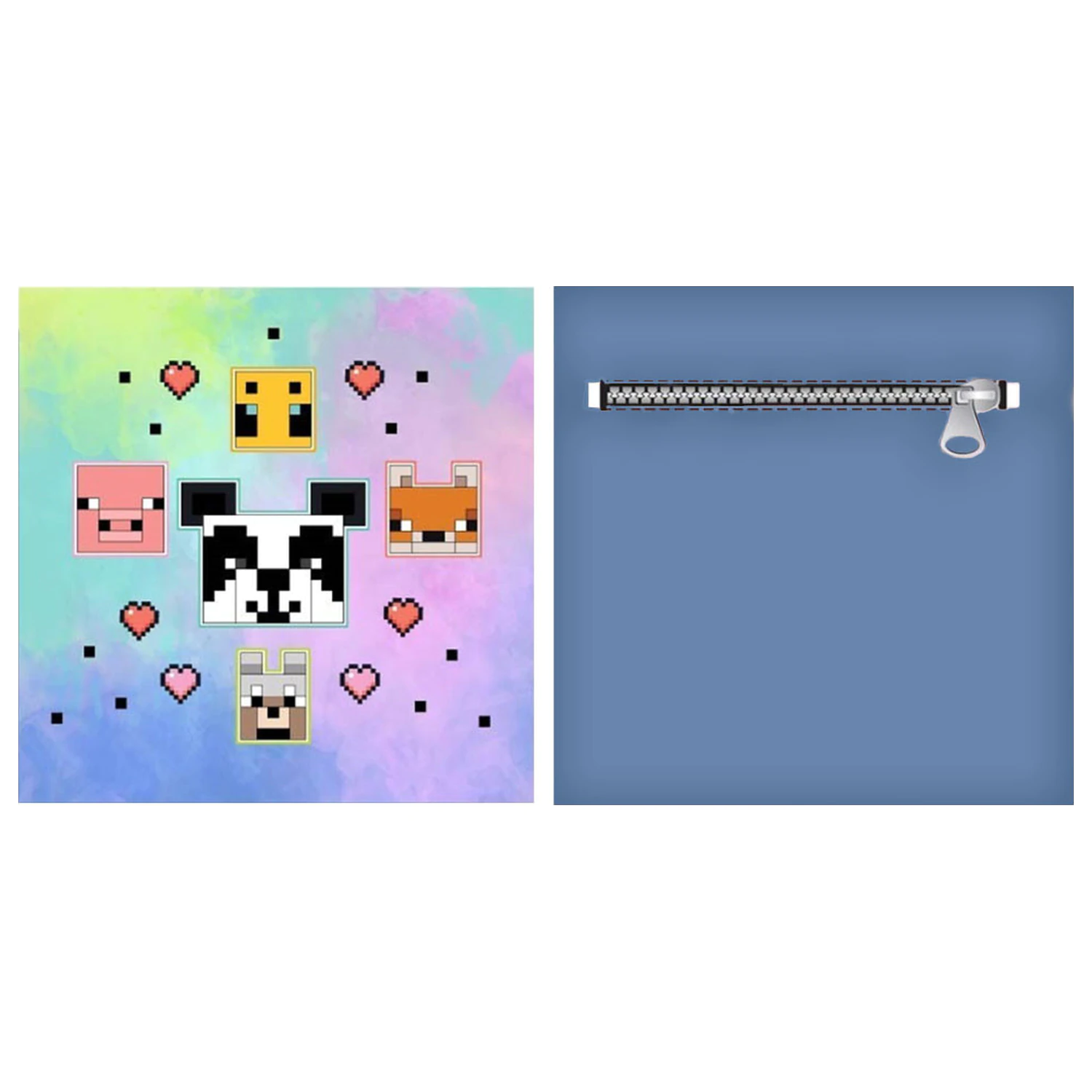 Minecraft Animals Pillow, Decorative Pillow with Removable Cover product photo