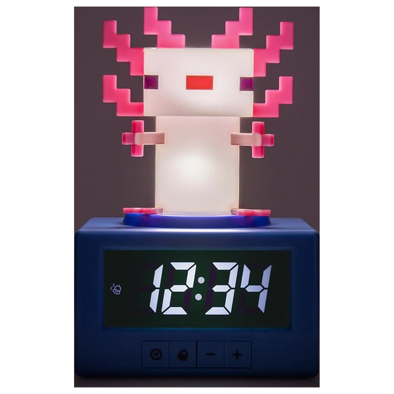 Minecraft Axolotl Icon Lamp Alarm Clock 12cm product photo