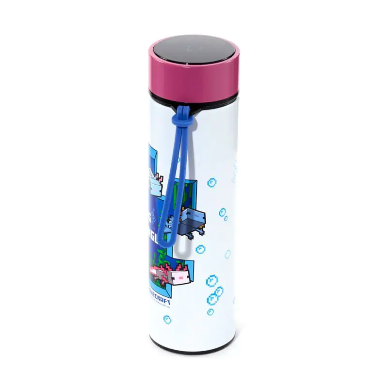 Minecraft Axolotl thermos stainless steel bottle thermometer 450ml product photo