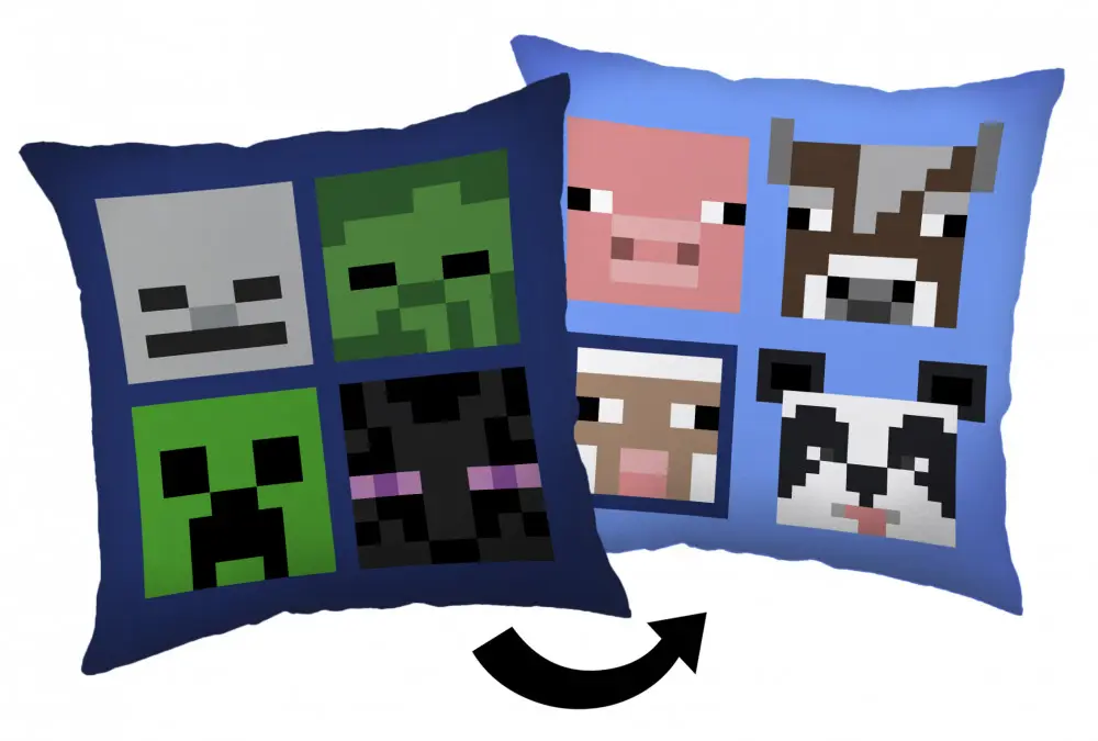 Minecraft Bad Mobs cushion, decorative pillow 40*40 cm product photo