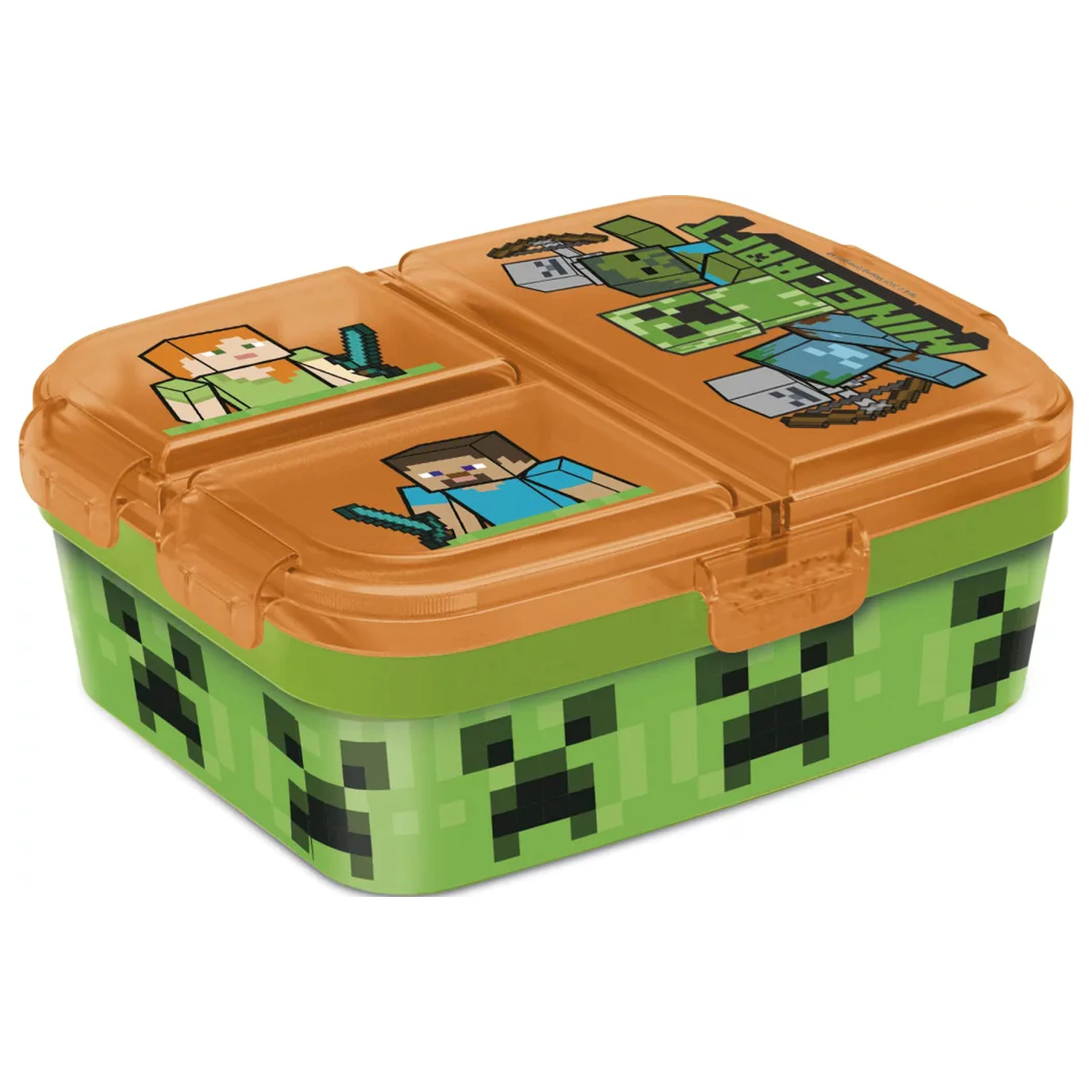 Minecraft Battle Multi-Compartment Lunch Box, Sandwich Box XL product photo