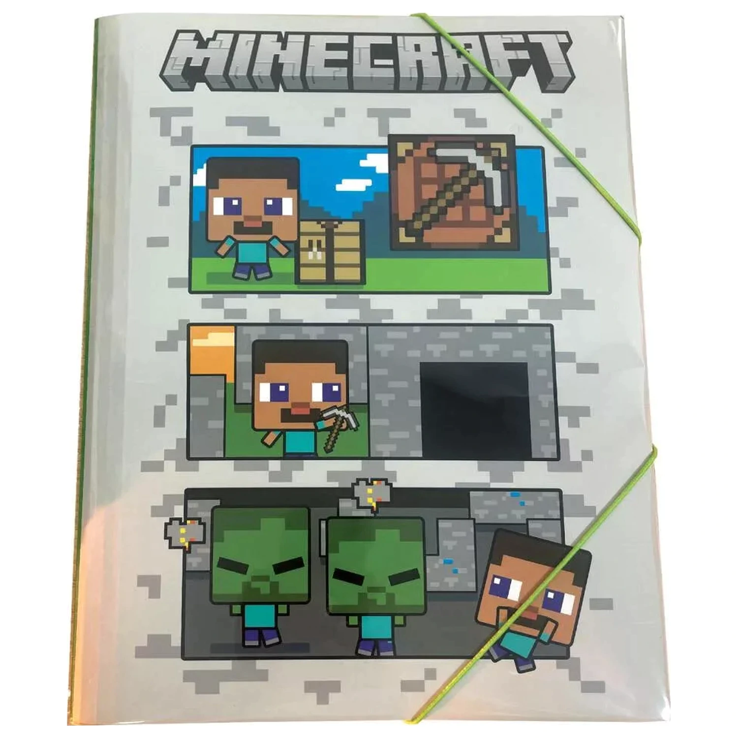 Minecraft Block World A4 elastic folder product photo