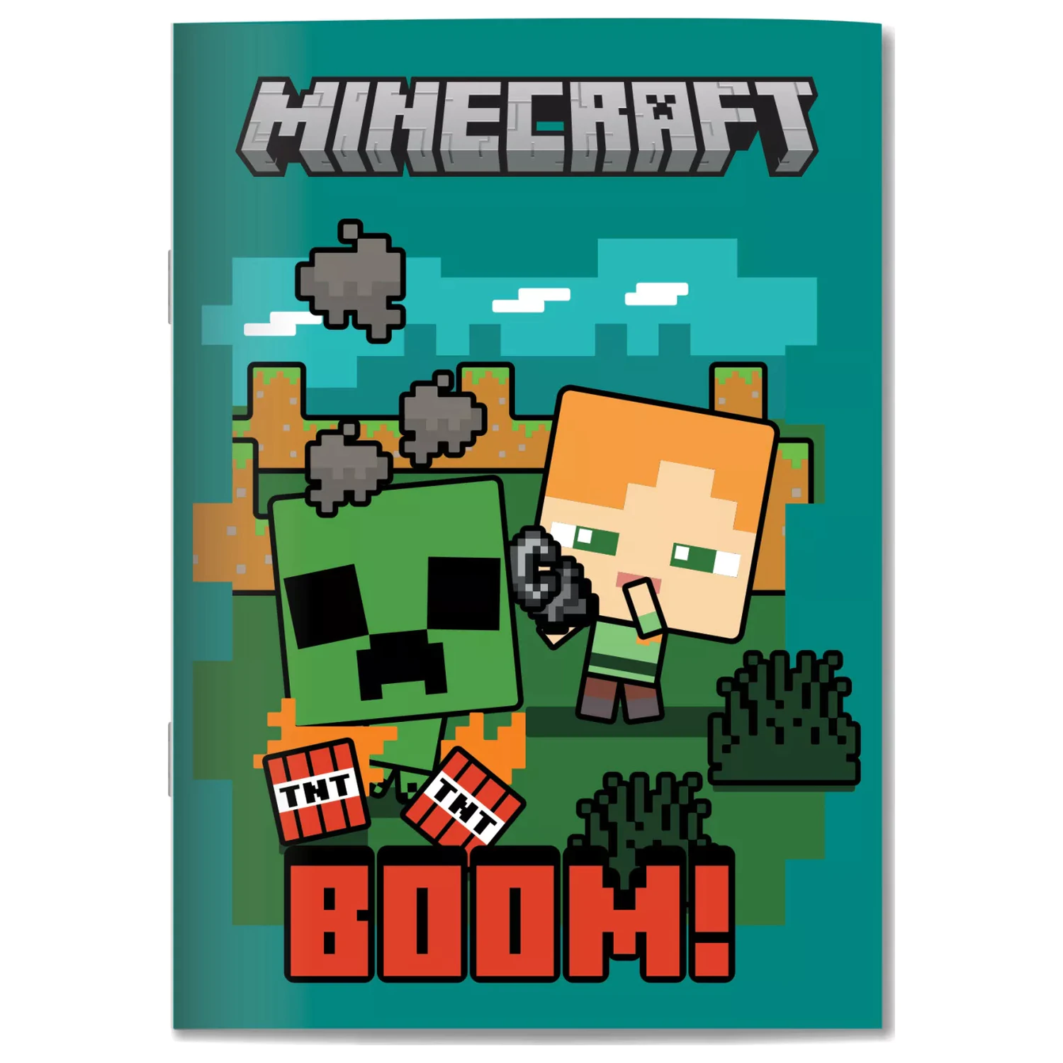 Minecraft Boom B/5 Lined Notebook 40 Sheets product photo