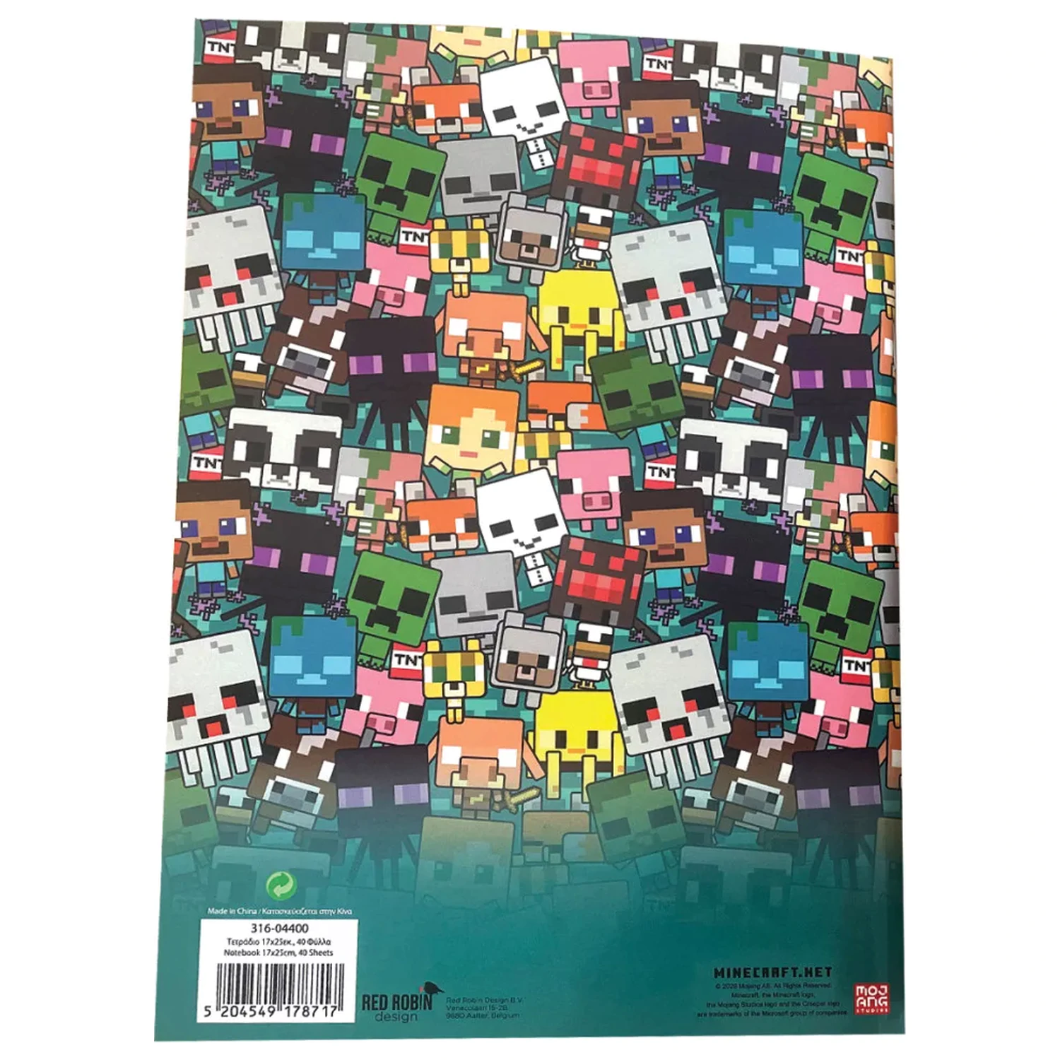 Minecraft Boom B/5 Lined Notebook 40 Sheets product photo