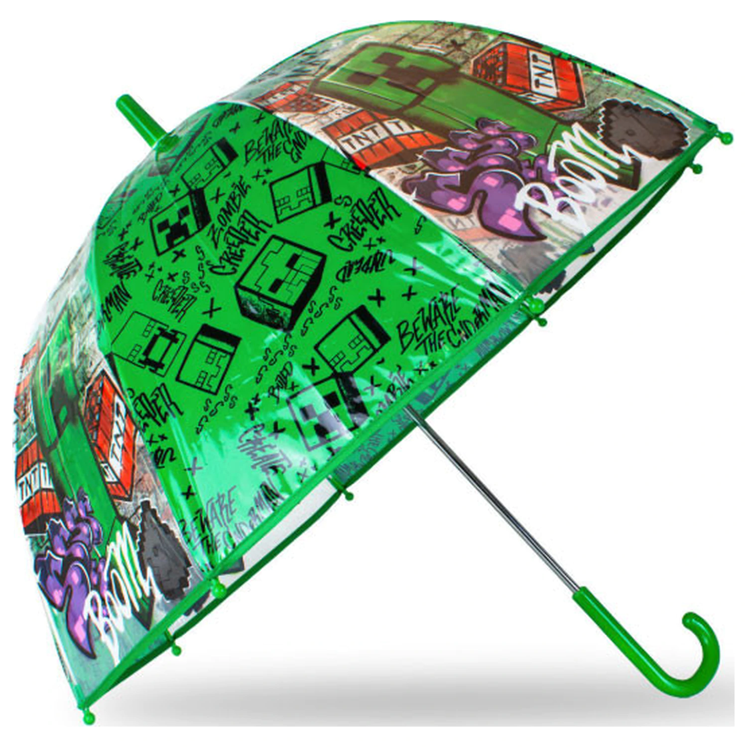 Minecraft Boom Kids Transparent Umbrella product photo
